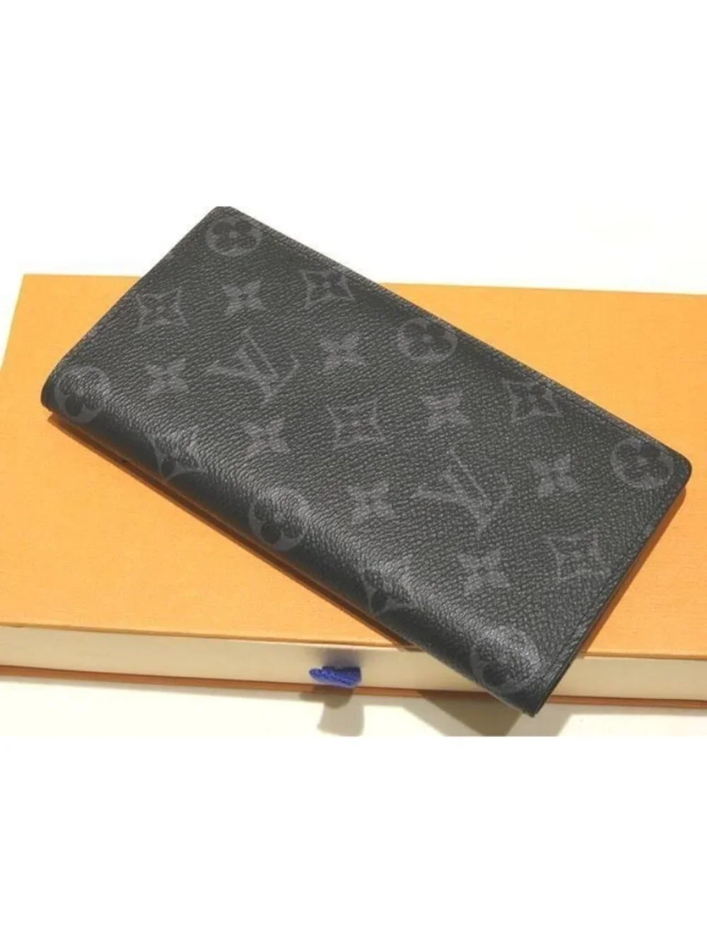 Louis Vuitton Brazza Bifold Wallet Monogram Eclipse Black